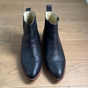 Nisolo Black Leather Ankle Boots- Women’s